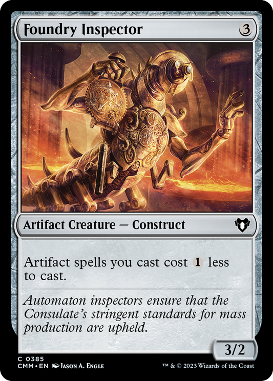 Foundry Inspector (CMM-385) - [Commander Masters] Foil