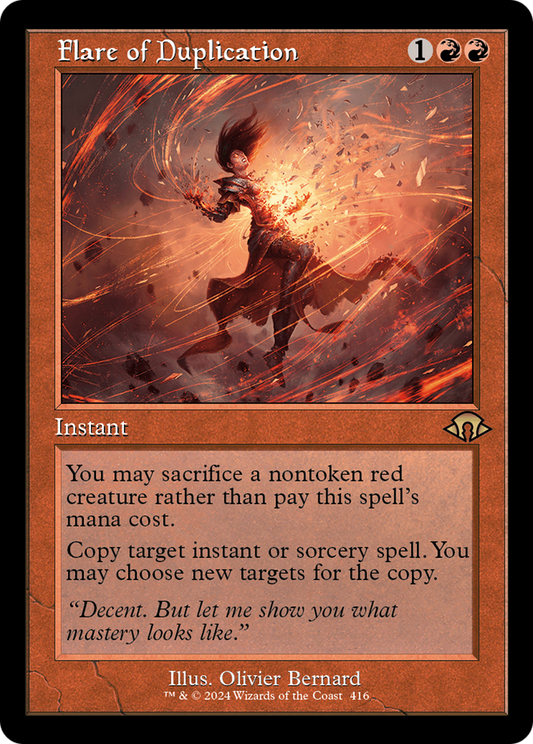 Flare de duplication (MH3-416) - [Modern Horizons 3] Foil 