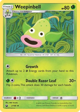 Weepinbell 2/168 - [SM  Celestial Storm]