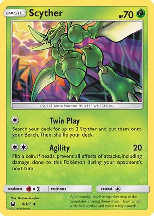 Scyther (4/168) [Soleil et Lune : Tempête céleste] 