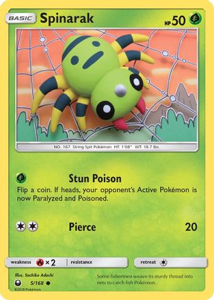 Spinarak 5/168 - [SM  Celestial Storm]