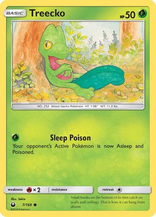 Treecko (7/168) [Soleil et Lune : Tempête céleste] 