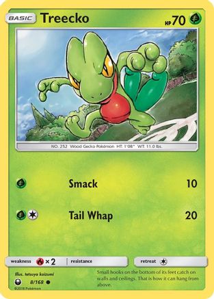 Treecko (8/168) [Soleil et Lune : Tempête céleste] 
