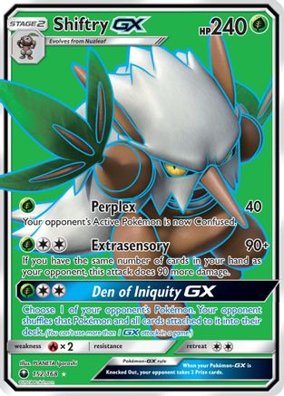 Shiftry GX (152/168) [Soleil et Lune : Tempête céleste] 
