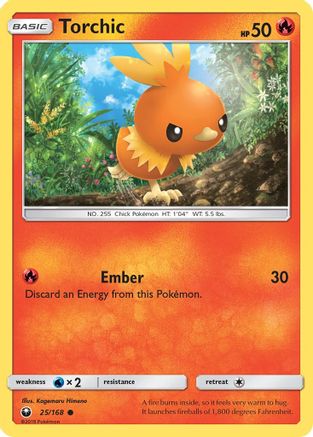 Torchic (25) 25/168 - [SM  Celestial Storm]