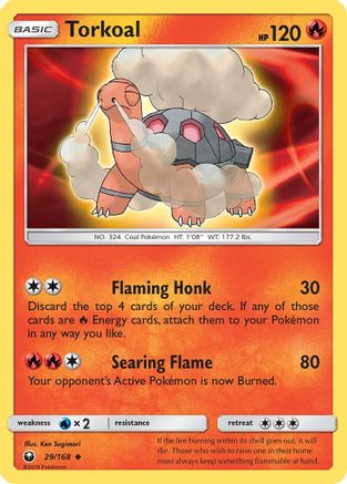 Torkoal 29/168 - [SM  Celestial Storm]