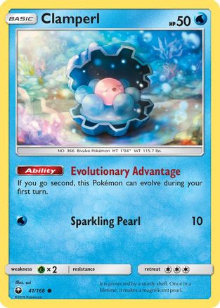 Clamperl 41/168 - [SM  Celestial Storm]