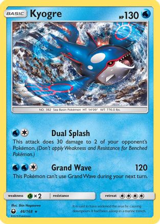 Kyogre 46/168 - [SM  Celestial Storm] Holofoil