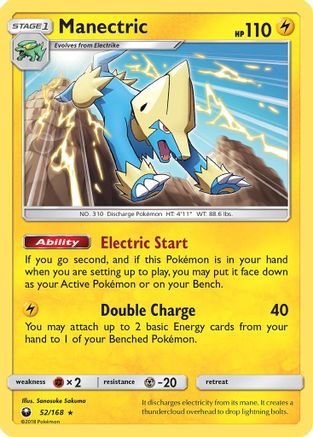 Manectric 52/168 - [SM  Celestial Storm]