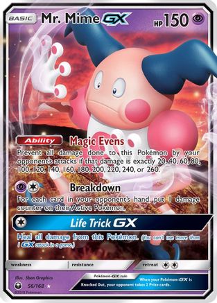 M. Mime GX (56/168) [Soleil et Lune : Tempête céleste] 