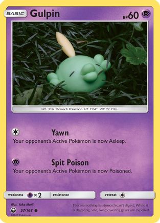 Gulpin 57/168 - [SM  Celestial Storm]