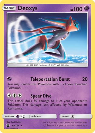 Deoxys (69/168) [Soleil et Lune : Tempête céleste] 