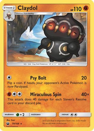 Claydol 79/168 - [SM  Celestial Storm]