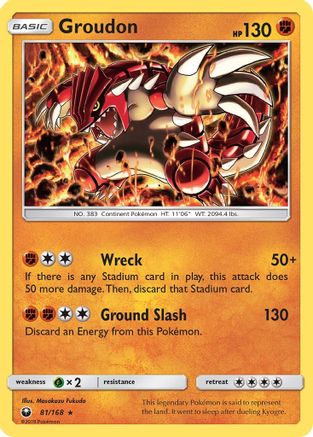 Groudon 81/168 - [SM  Celestial Storm] Holofoil
