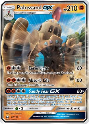 Palossand GX (82/168) [Soleil et Lune : Tempête céleste] 