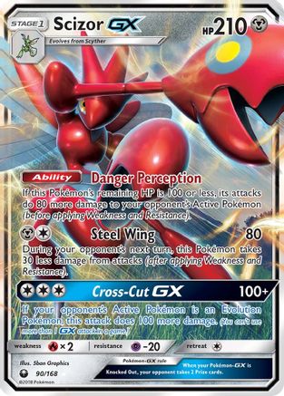 Scizor GX (90/168) [Soleil et Lune : Tempête céleste] 