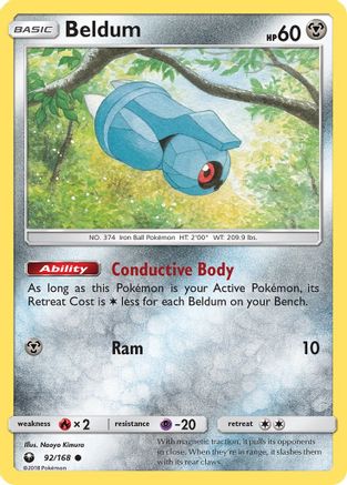 Beldum (92) 92/168 - [SM  Celestial Storm]