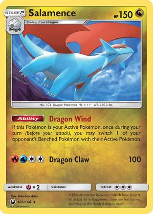 Salamence (106/168) [Soleil et Lune : Tempête céleste] 