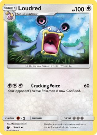 Loudred 118/168 - [SM  Celestial Storm]