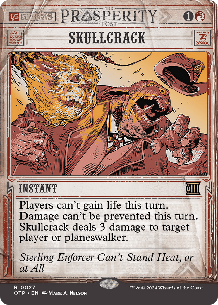 Skullcrack (OTP-027) - [Breaking News]: (Showcase) (Borderless)