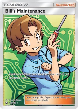 Bill's Maintenance (Full Art) 162/168 - [SM  Celestial Storm] Holofoil