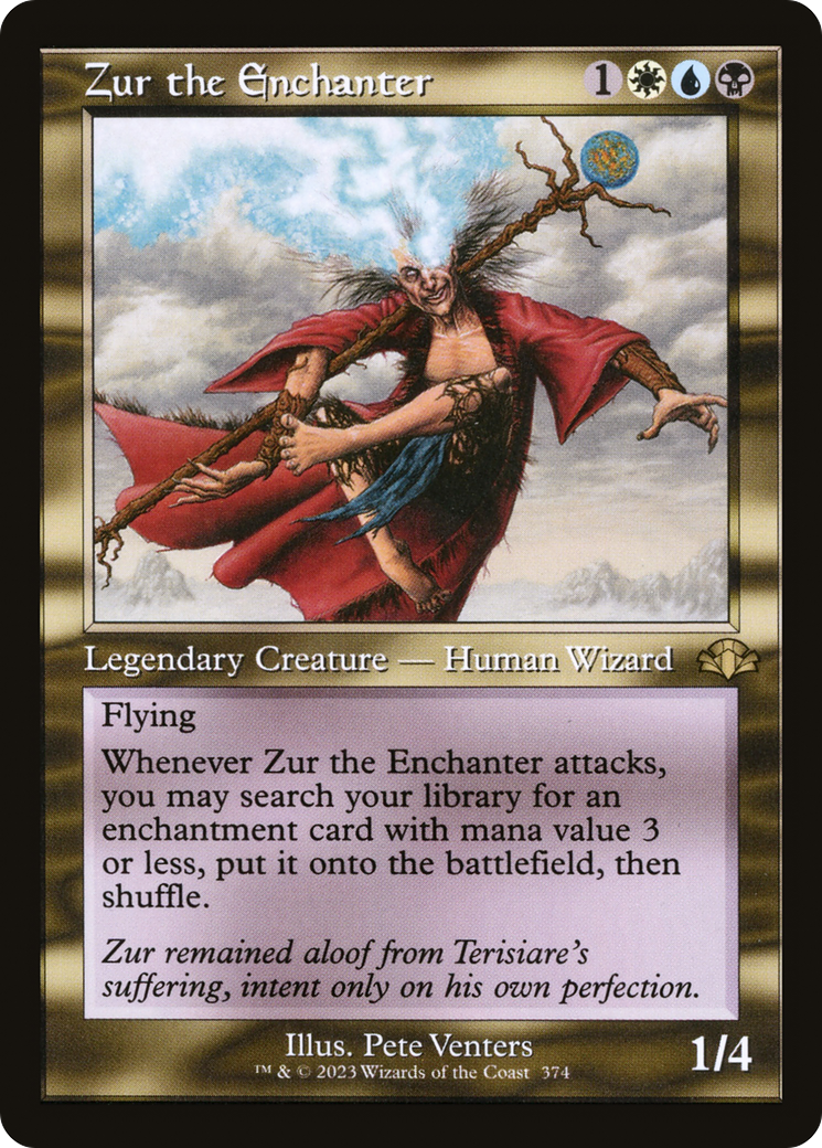 Zur the Enchanter (DMR-374) - [Dominaria Remastered] Foil