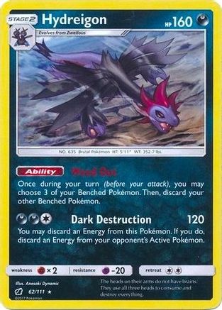 Hydreigon - 62/111 (Cracked Ice Holo) 62 - [Deck Exclusives] Holofoil