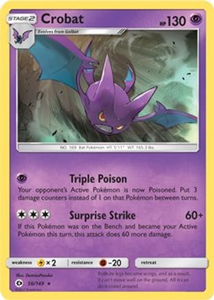 Crobat - 56/149 (Cosmos Holo) 56 - [Blister Exclusives] Holofoil