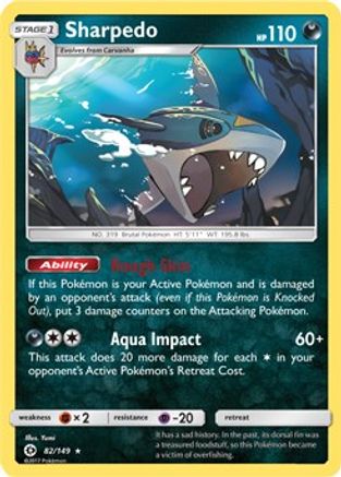 Sharpedo - 82/149 (Cosmos Holo) 82 - [Blister Exclusives] Holofoil