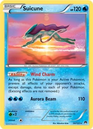 Suicune - 30/122 (Cosmos Holo) 30 - [Blister Exclusives] Holofoil