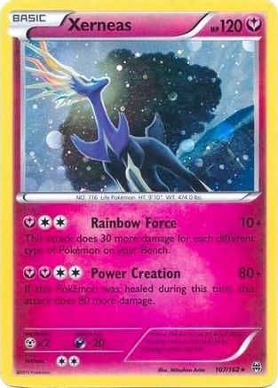 Xerneas - 107/162 (Cosmos Holo) - [Blister Exclusives] Holofoil