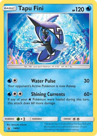 Tapu Fini (SM92) [Soleil et Lune : Promos Black Star] 