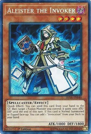 Aleister the Invoker (SHVA-EN040) - Shadows in Valhalla 1st Edition