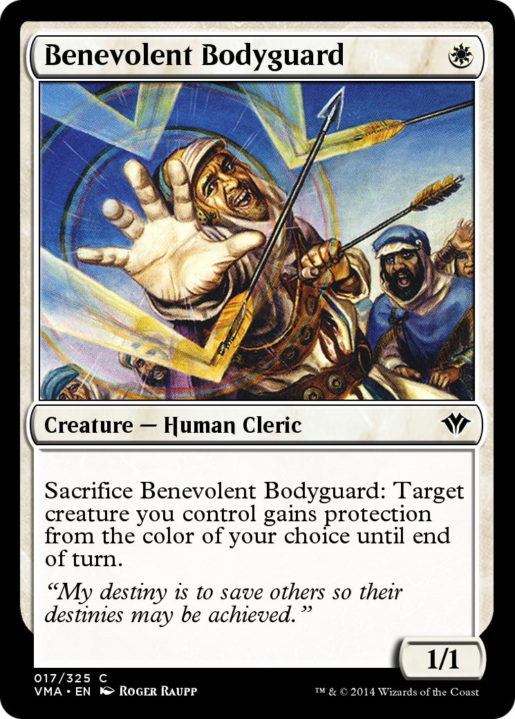 Benevolent Bodyguard (VMA-017) - [Vintage Masters]