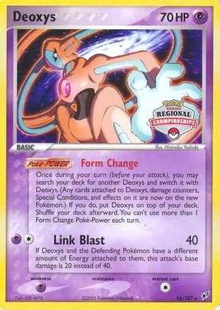 Deoxys (16/107) (Promo du Championnat) [EX : Deoxys] 