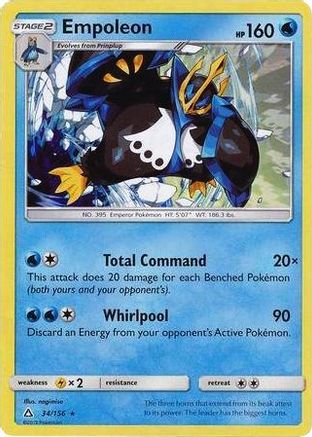 Empoleon - 34/156 (Cracked Ice Holo) 34 - [Deck Exclusives] Holofoil