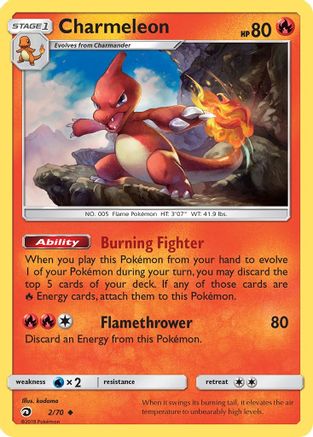 Charmeleon 2/70 - [Dragon Majesty]