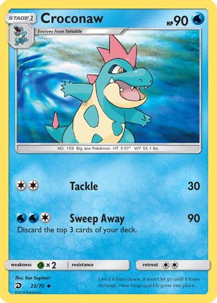 Croconaw 23/70 - [Dragon Majesty]