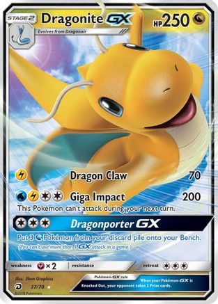 Dragonite GX (37/70) [Soleil et Lune : Majesté du Dragon] 