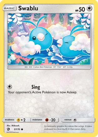 Swablu (57) 57/70 - [Dragon Majesty]