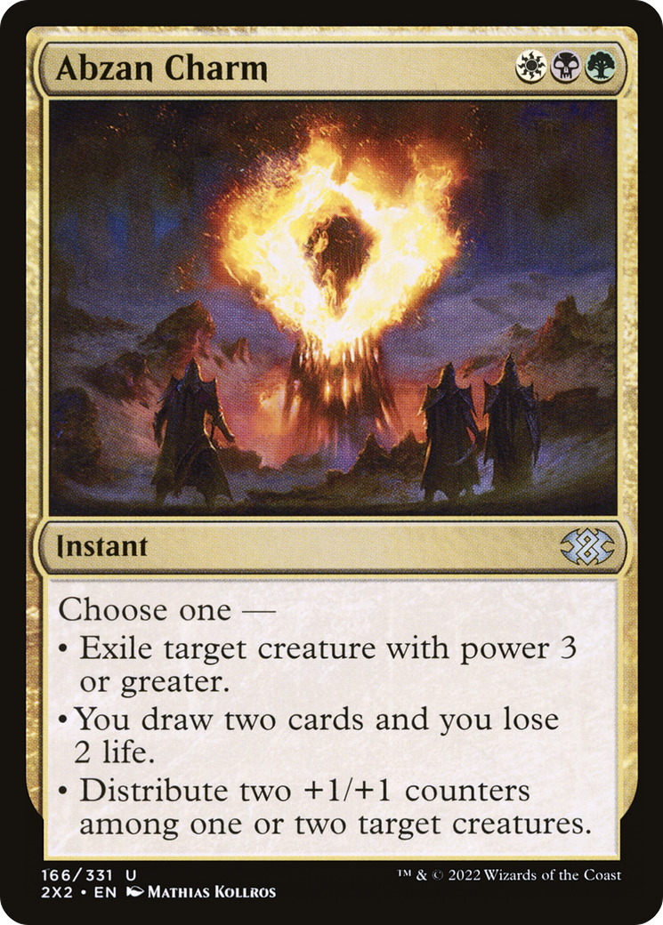 Abzan Charm (2X2-166) - [Double Masters 2022] Foil