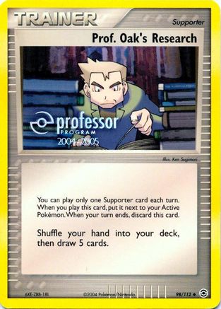 Prof. Oak's Research (2004-2005) - [Professor Program Promos]