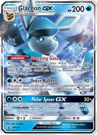 Glaceon GX (SM147) [Soleil et Lune : Promos Black Star] 