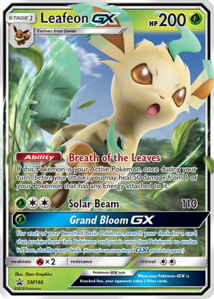 Leafeon GX (SM146) [Soleil et Lune : Promos Black Star] 