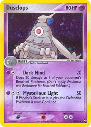 Dusclops - 14/108 (EX Power Keepers) - [Deck Exclusives] Holofoil