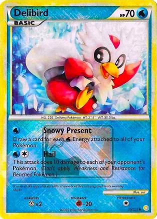 Delibird - 39/123 (League Promo) 39 - [League & Championship Cards] Reverse Holofoil