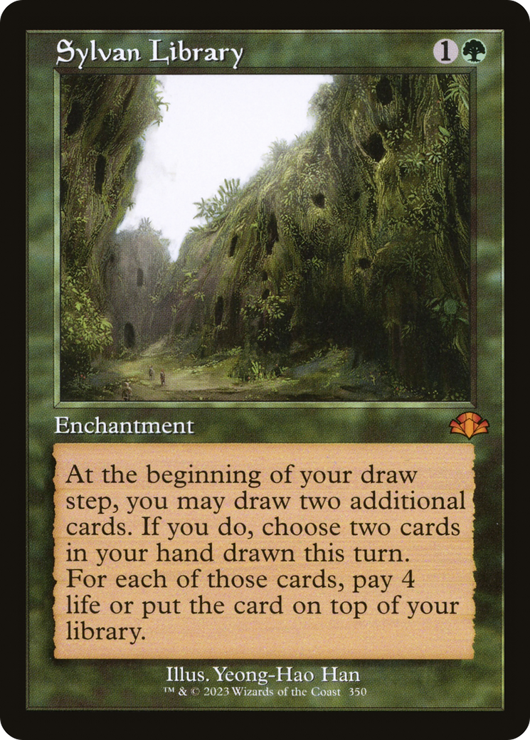 Sylvan Library (DMR-350) - [Dominaria Remastered] Foil