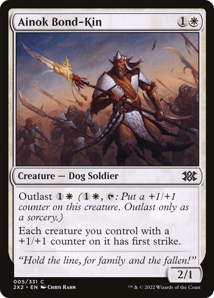 Ainok Bond-Kin (2X2-005) - [Double Masters 2022] Foil