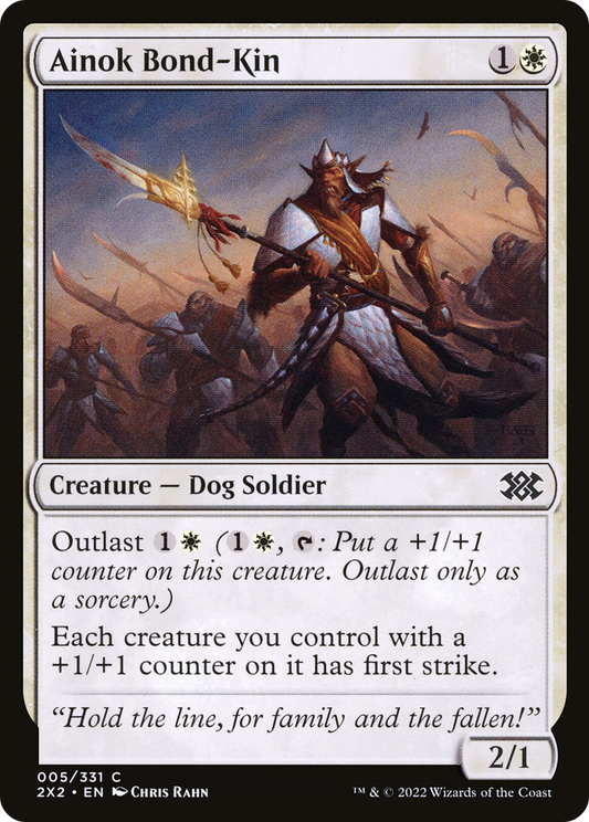 Ainok Bond-Kin (2X2-005) - [Double Masters 2022] Foil
