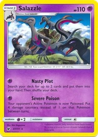 Salazzle - 47/111 (SM Crimson Invasion) 47 - [Deck Exclusives]
